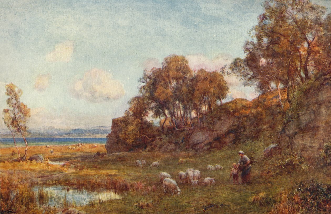 Pâturages abrités - Sir Ernest Albert Waterlow