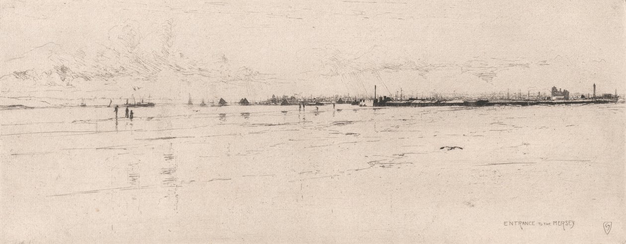 Entrée de la Mersey - Sir Frank Short