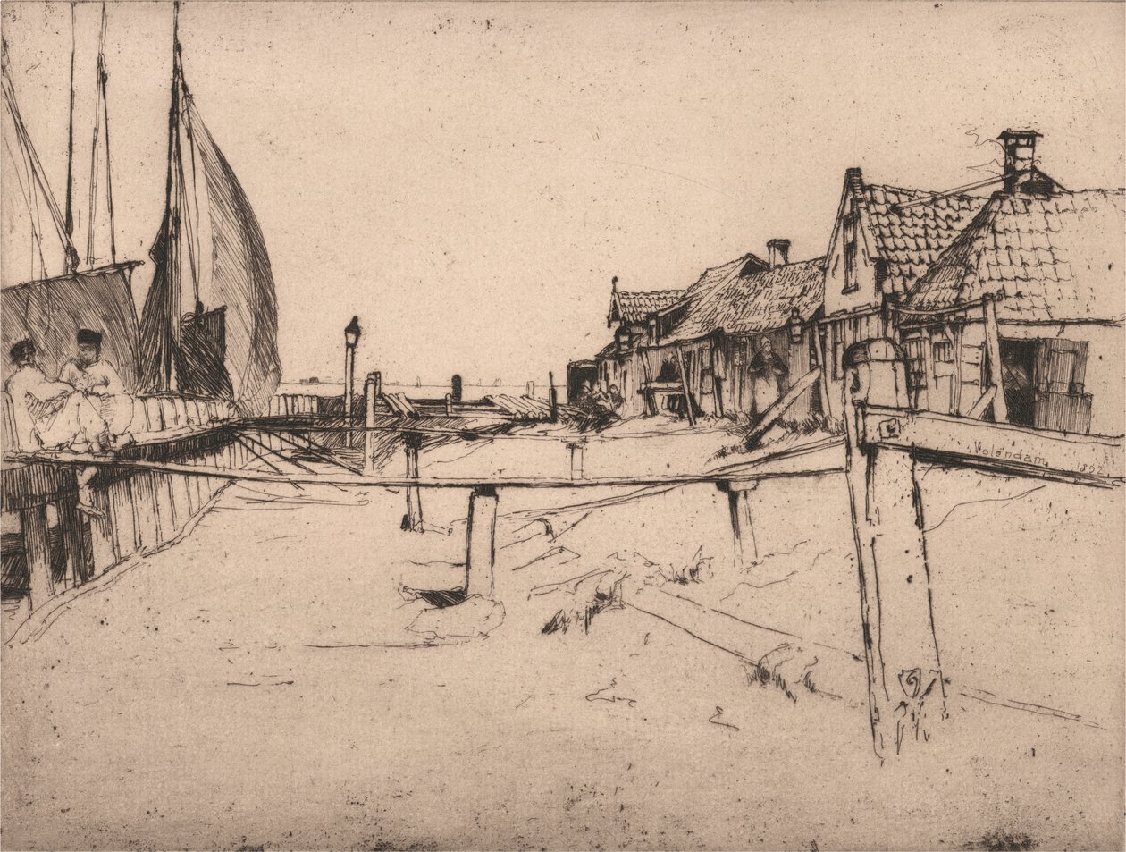 Au port, Volendam - Sir Frank Short
