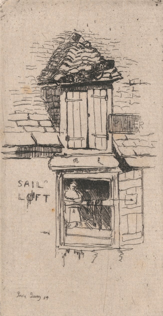 Atelier de voiles, Poole - Sir Frank Short