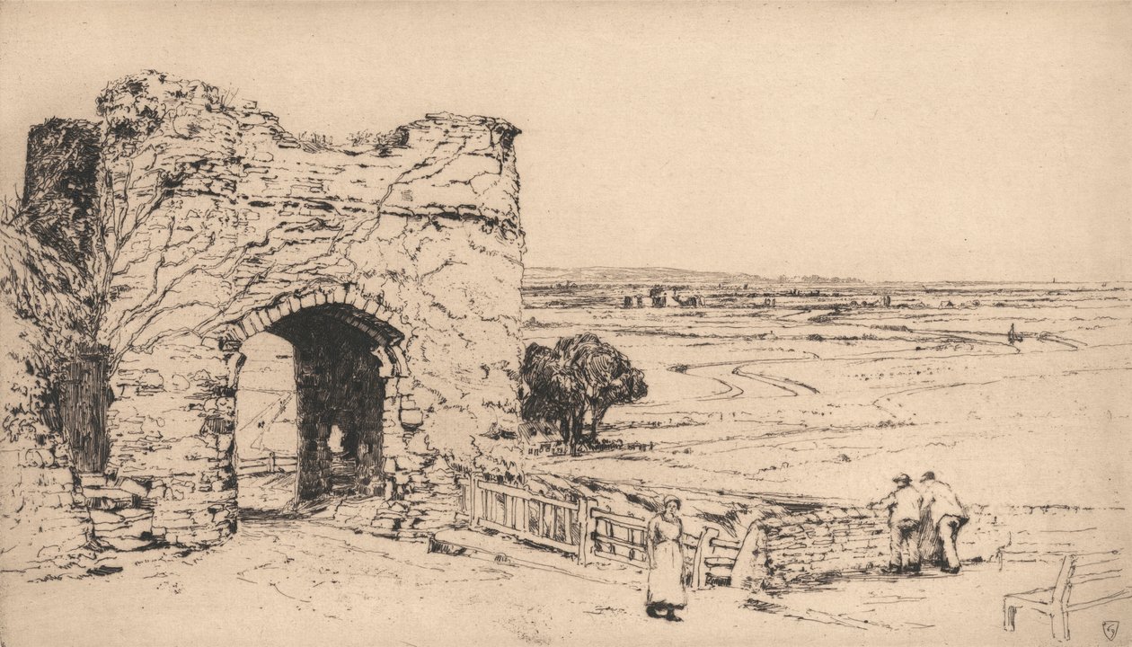 La porte de Strand, Winchelsea - Sir Frank Short