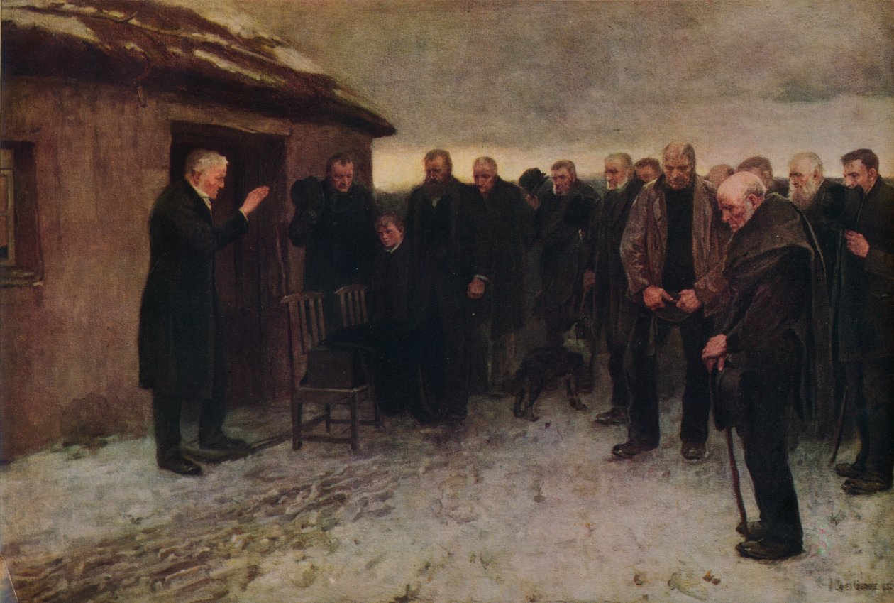 Un enterrement en Écosse, 1882, 1935 - James Guthrie
