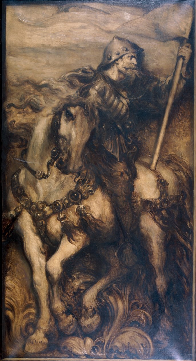 Un porte-étendard - Sir John Gilbert