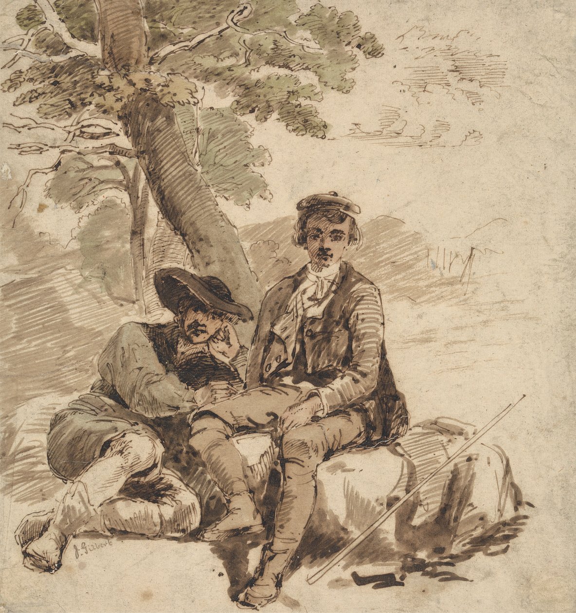 Voyageurs - Sir John Gilbert