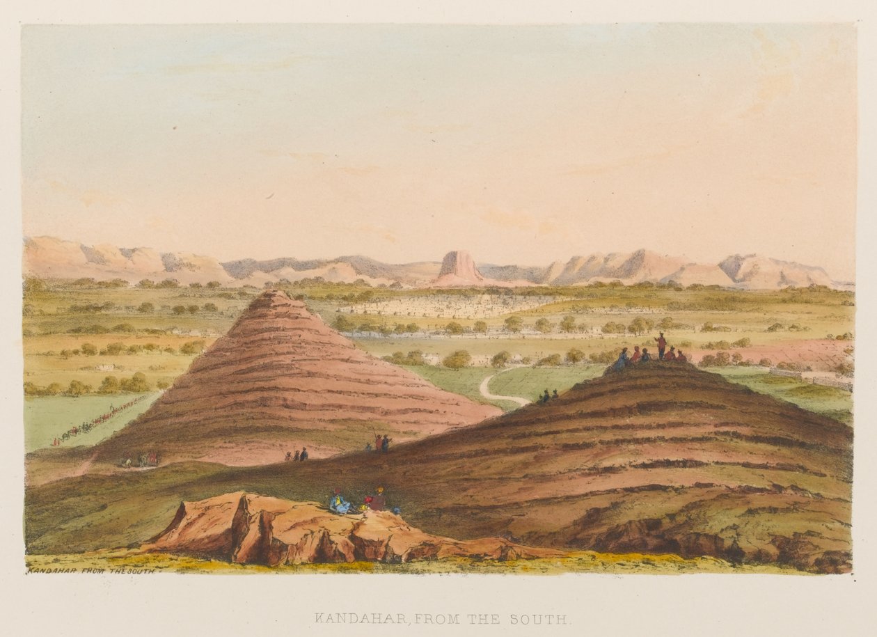 Kandahar depuis le sud - Sir Keith A. Jackson