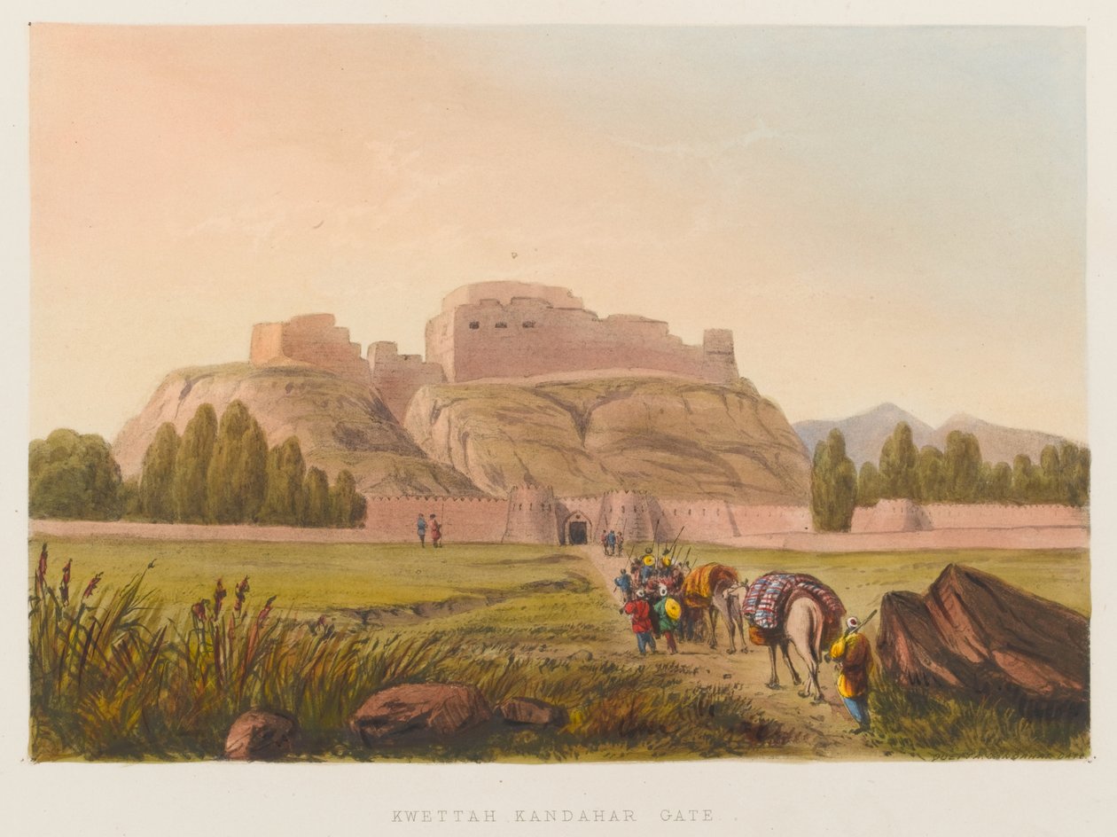 Porte de Kwettah Kandahar - Sir Keith A. Jackson