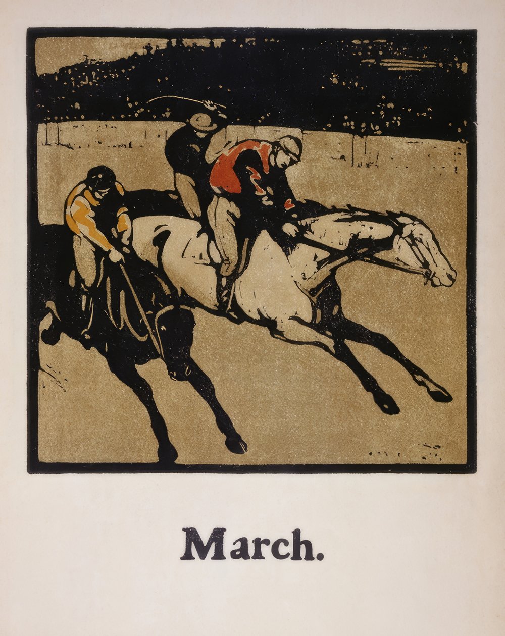 Course de chevaux - Sir William Nicholson