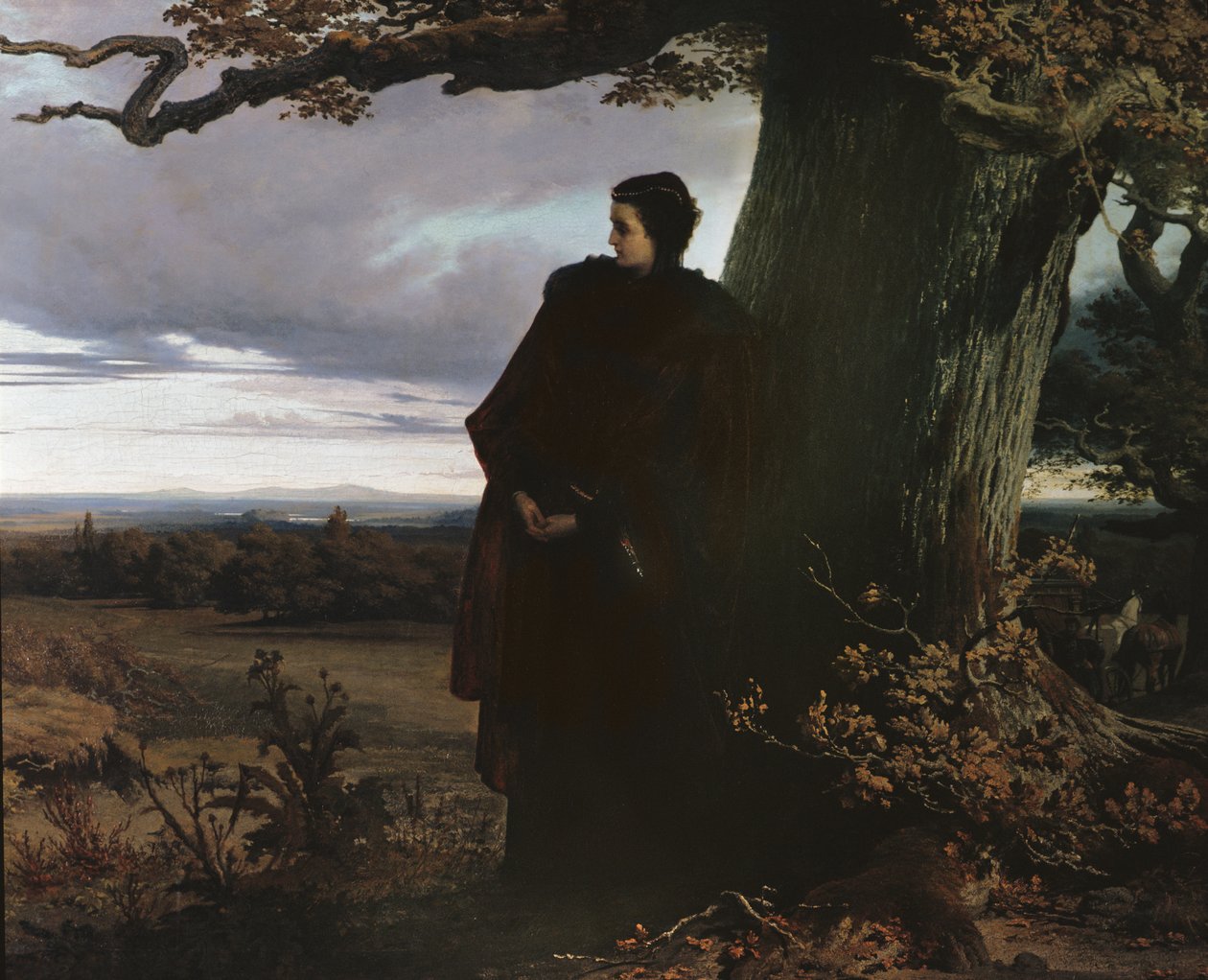Adieu de la reine Isabelle à la Transylvanie, 1863 - Alexander von Wagner