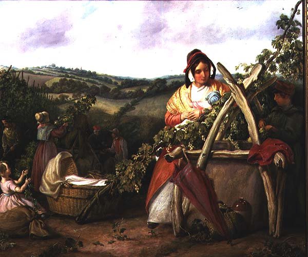 Cueilleurs de houblon - Solomon Alexander Hart