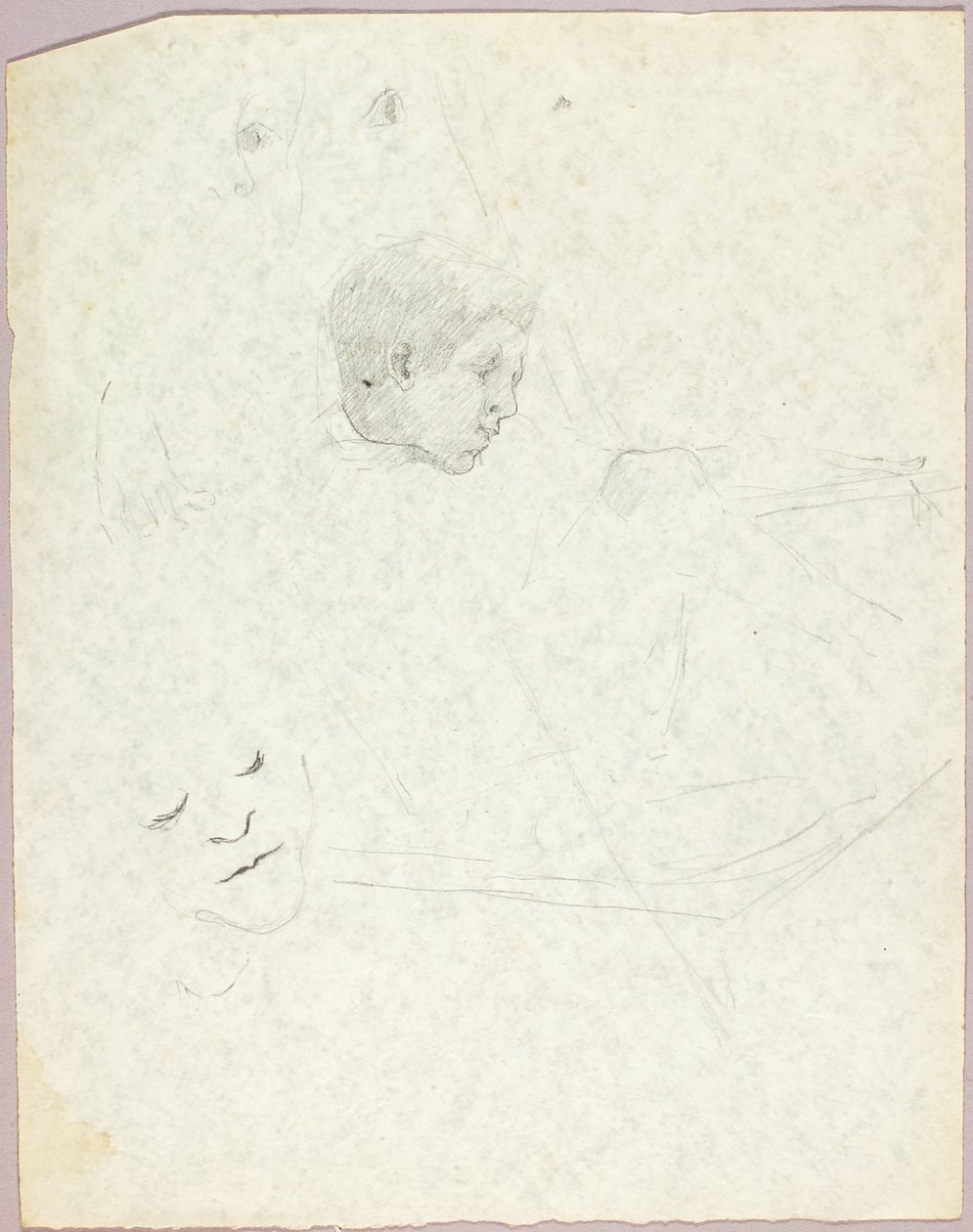 Garçon dans un fauteuil - Solon H. Borglum