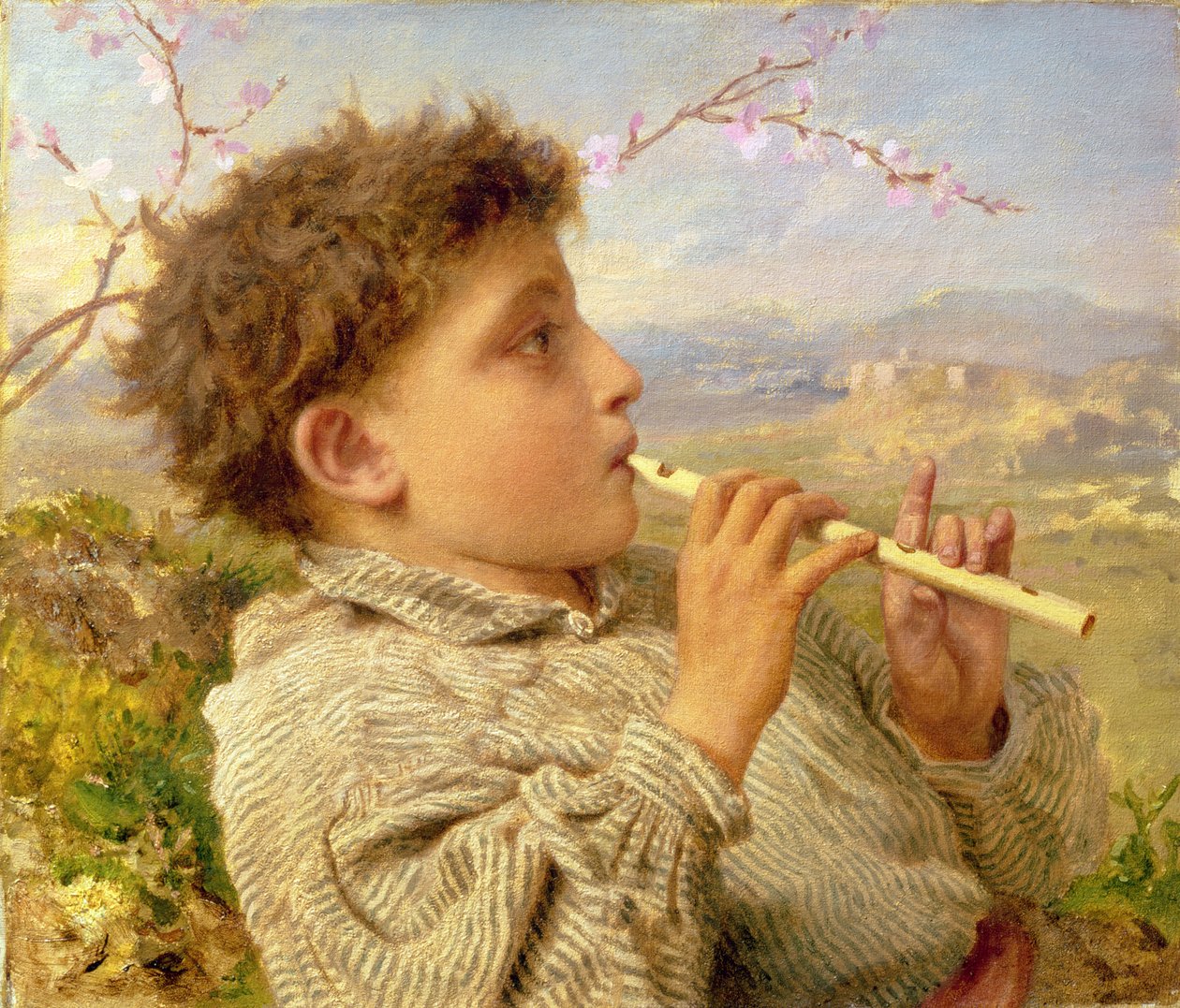 Berger joueur de flûte, 1881 - Sophie Gengembre Anderson