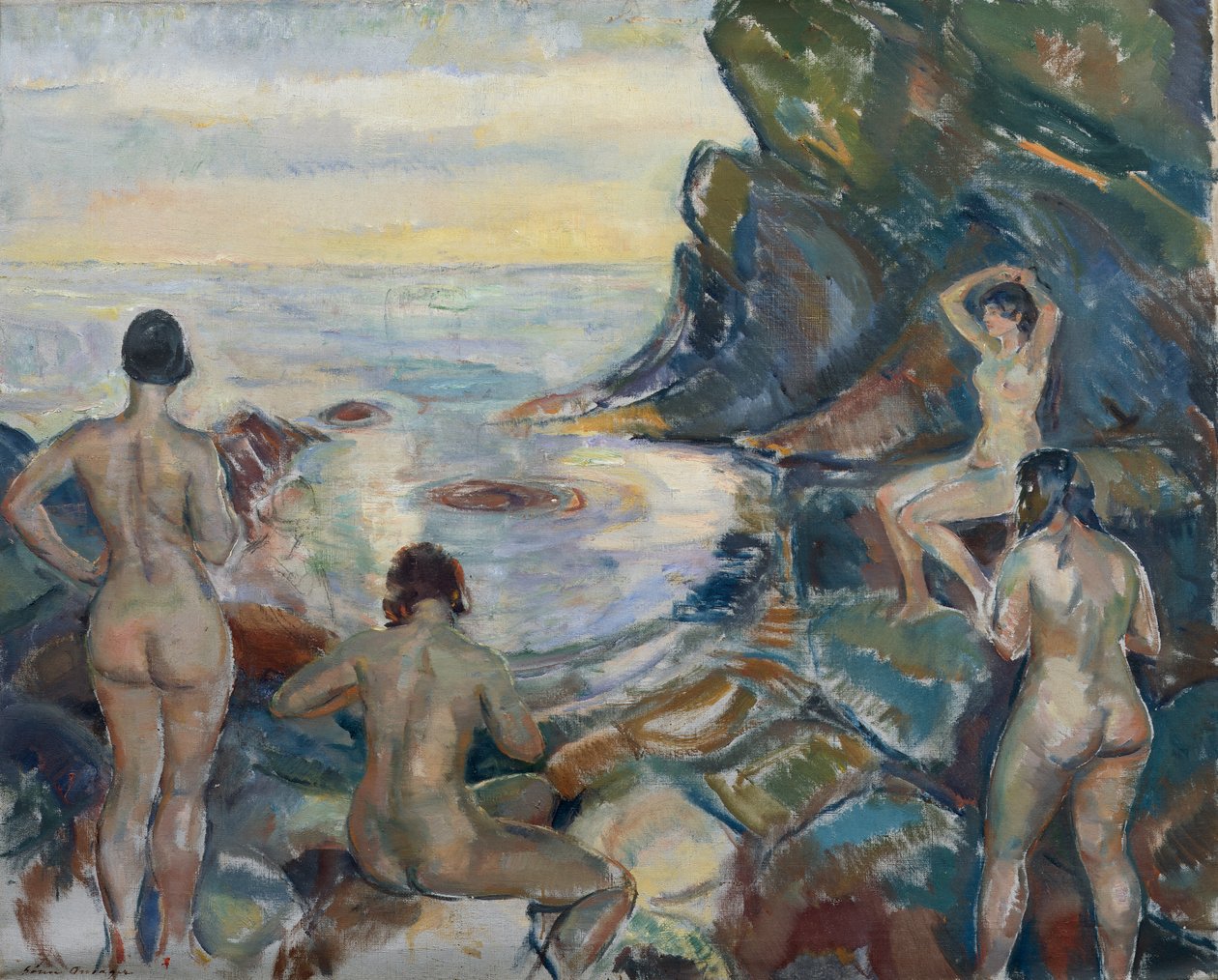 Femmes se baignant - Soren Onsager
