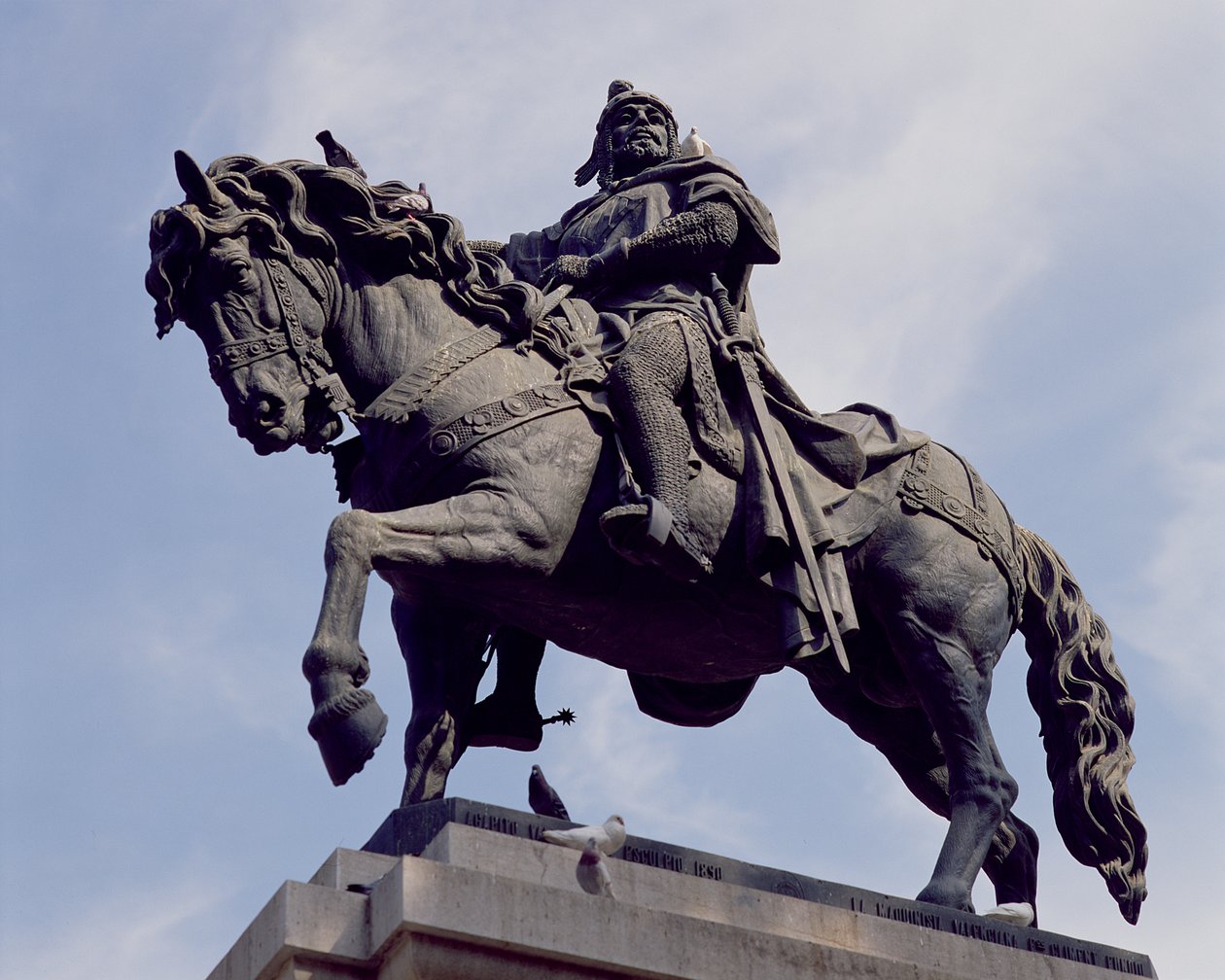 Statue équestre de Jaime I (1208-76) El Conquistador, 1890 - Spanish School