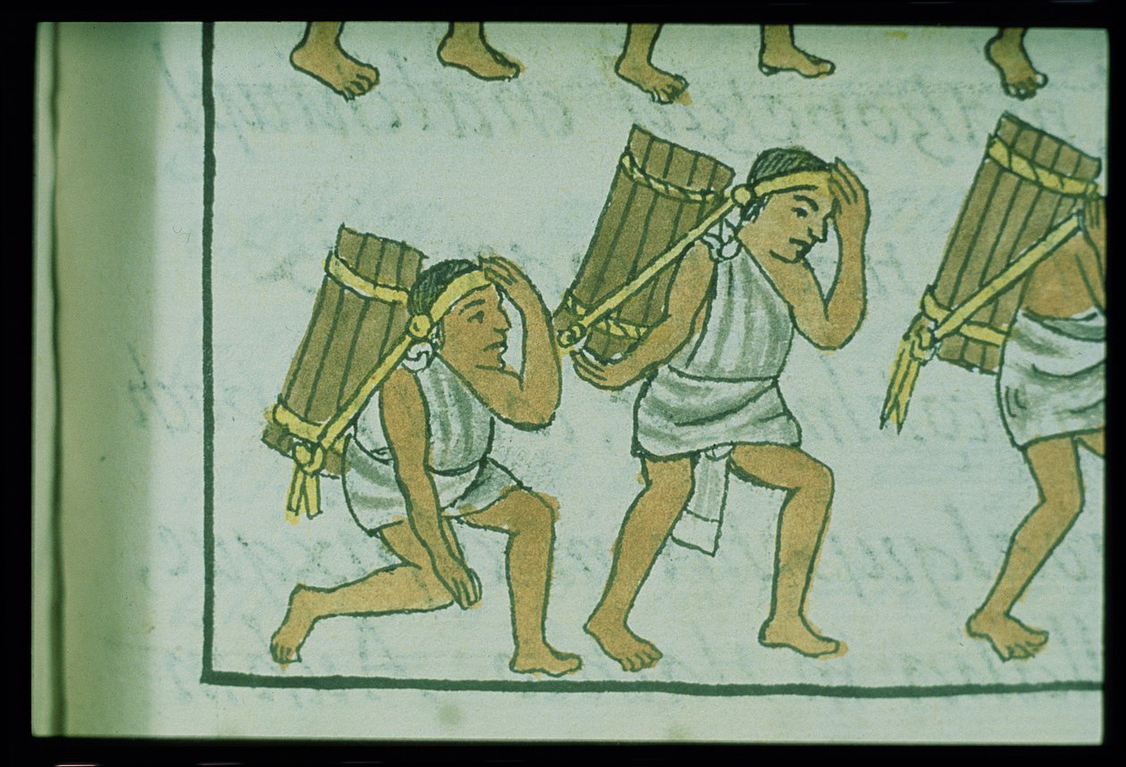 Livre IX Porteurs Aztèques, de 