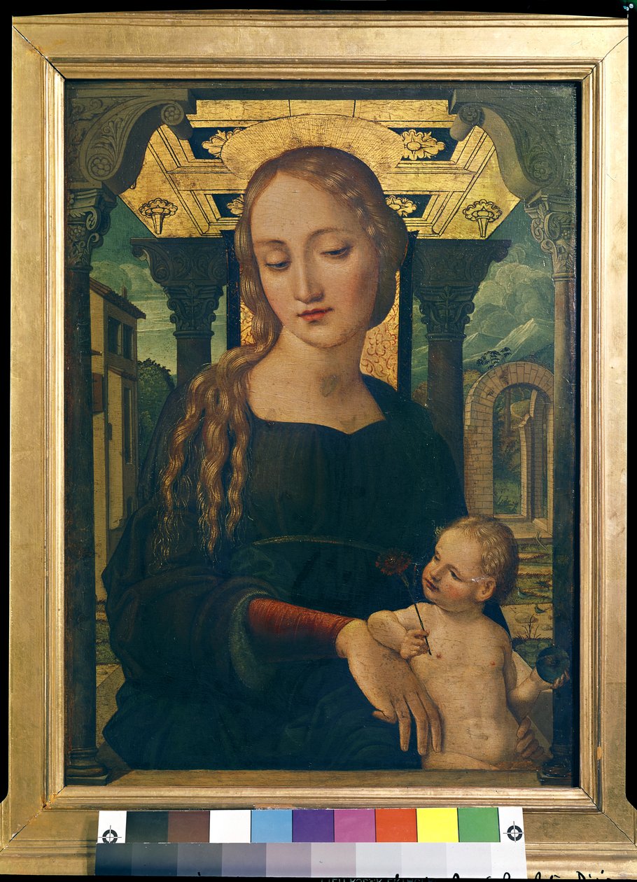 Vierge et Enfant - Spanish School