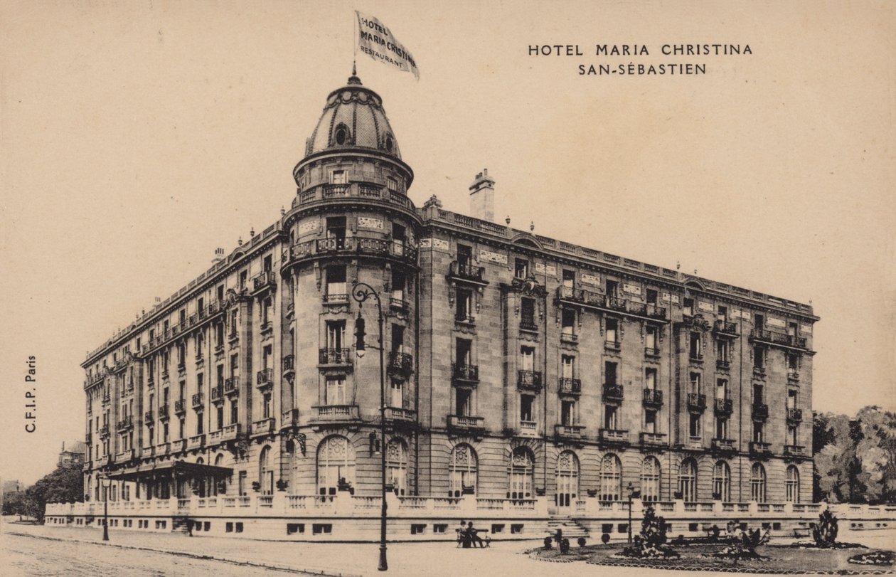 Hôtel Maria Christina, San-Sebastien (photo n/b) - Spanish Photographer