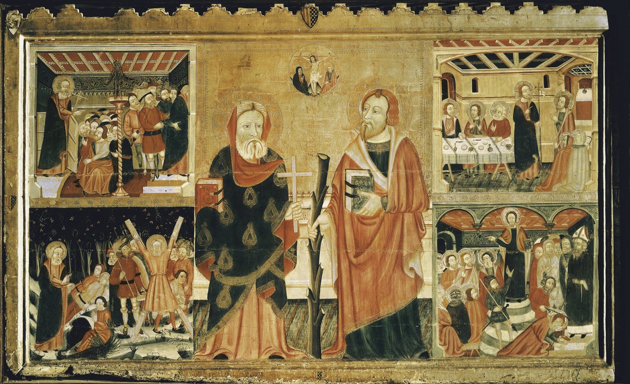 Retable de San Felipe et Santiago - Spanish School