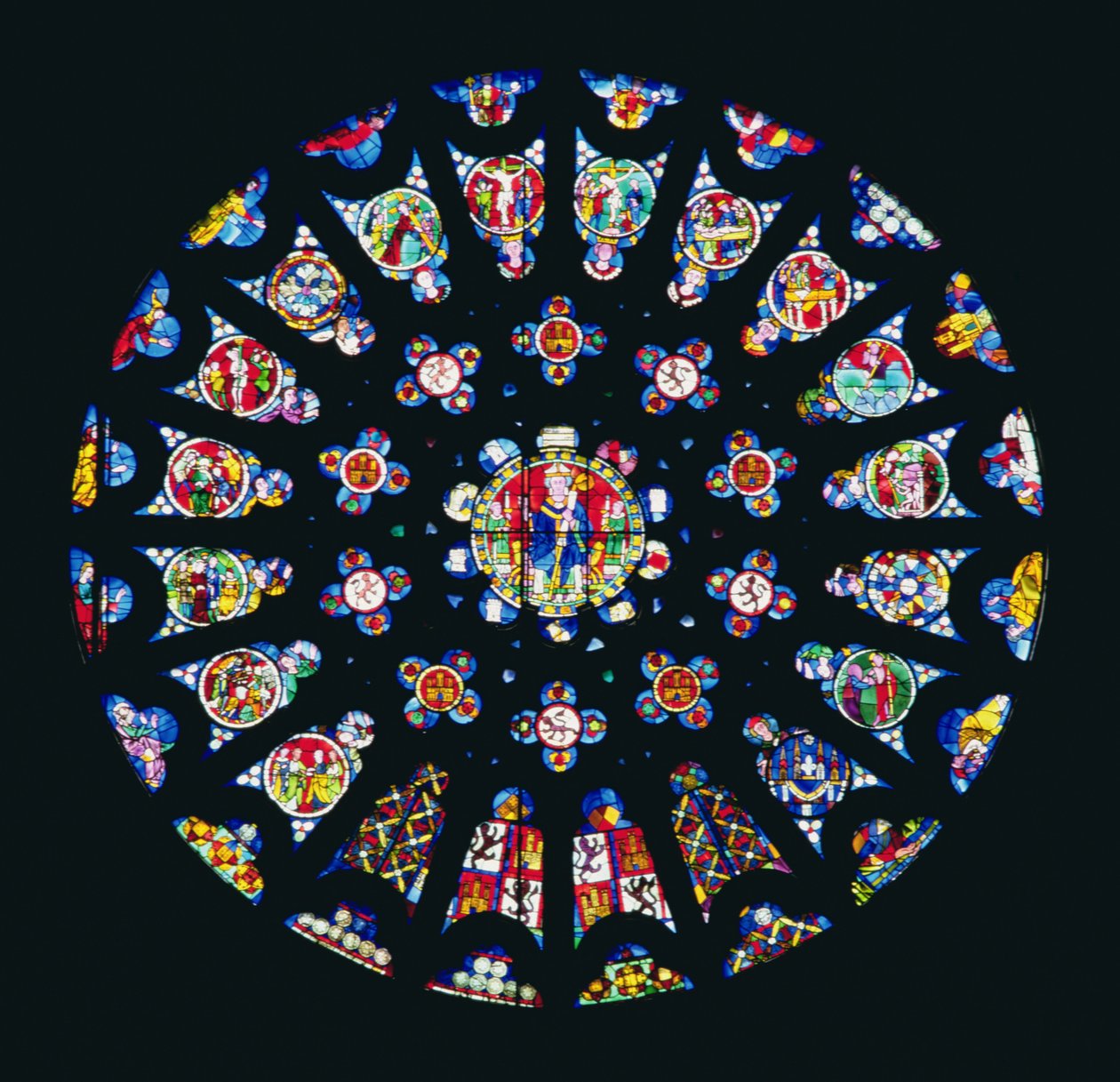 Rosace sud, c.1280 - Spanish School