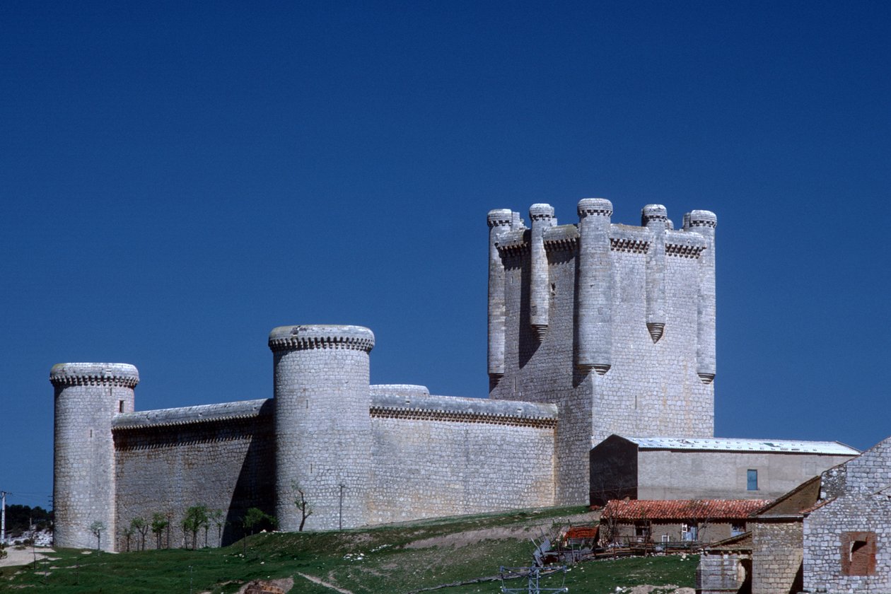 Vue du château - Spanish School
