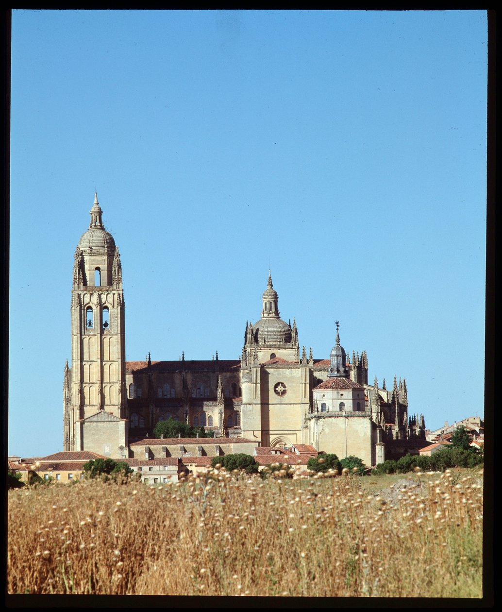 Vue de la cathédrale - Spanish School