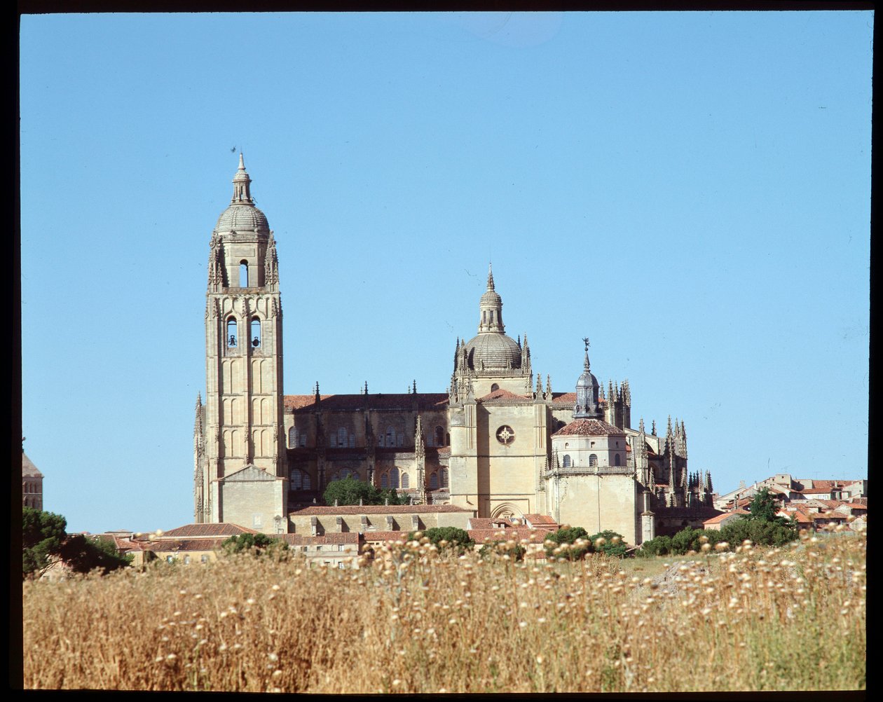 Vue de la cathédrale - Spanish School