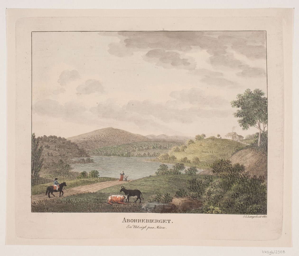Aborrebjerget. Une vue sur Møn - Søren L. Lange