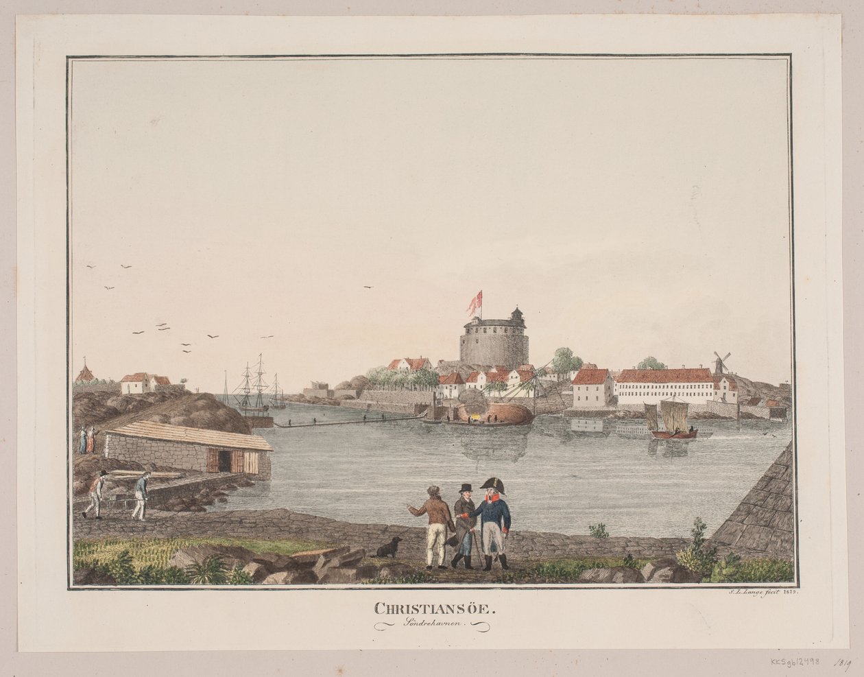 Christiansø. Sydhavnen - Søren L. Lange