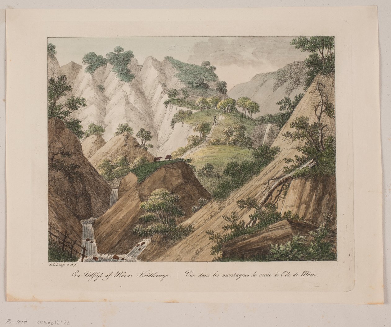 Une vue des falaises de craie de Møn - Søren L. Lange