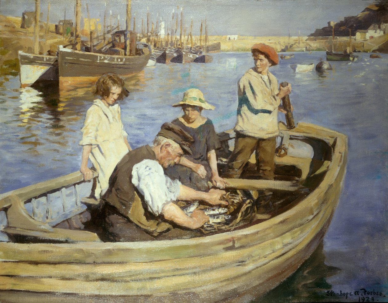 La Partie de pêche - Stanhope Alexander Forbes