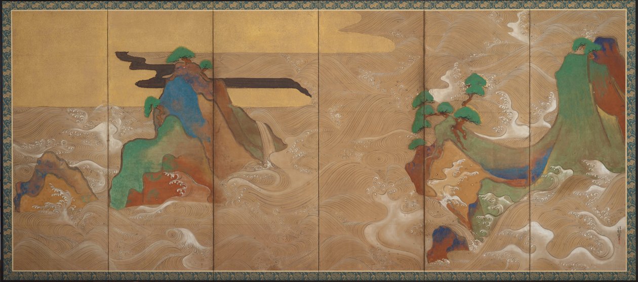 Vagues à Matsushima - Sôtatsu