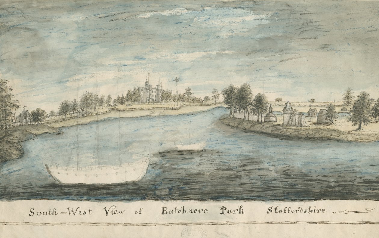 Batchacre Park: dessin teinté - Stebbing Shaw