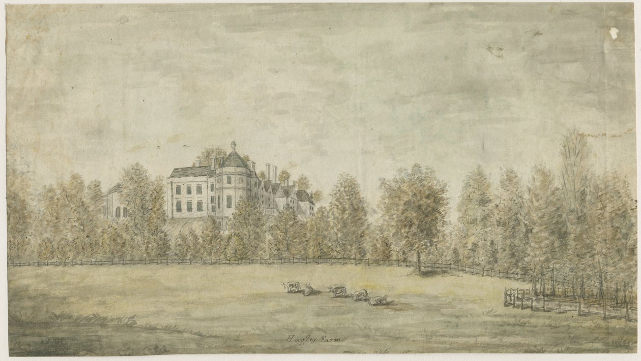 Hagley Hall : peinture à l