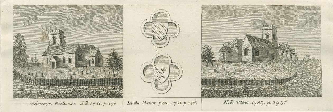 Église de Mavesyn Ridware (1781) - Stebbing Shaw
