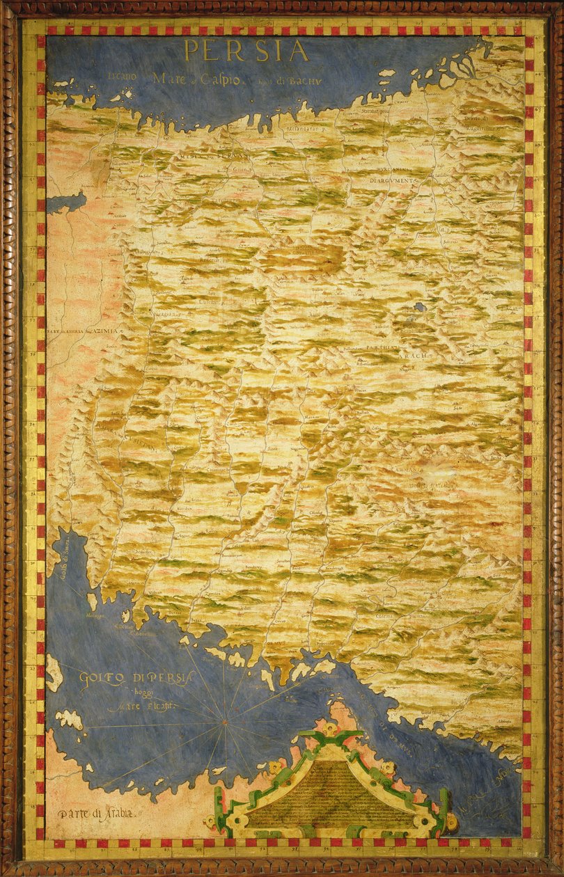 Carte de la Perse - Stefano Bonsignori