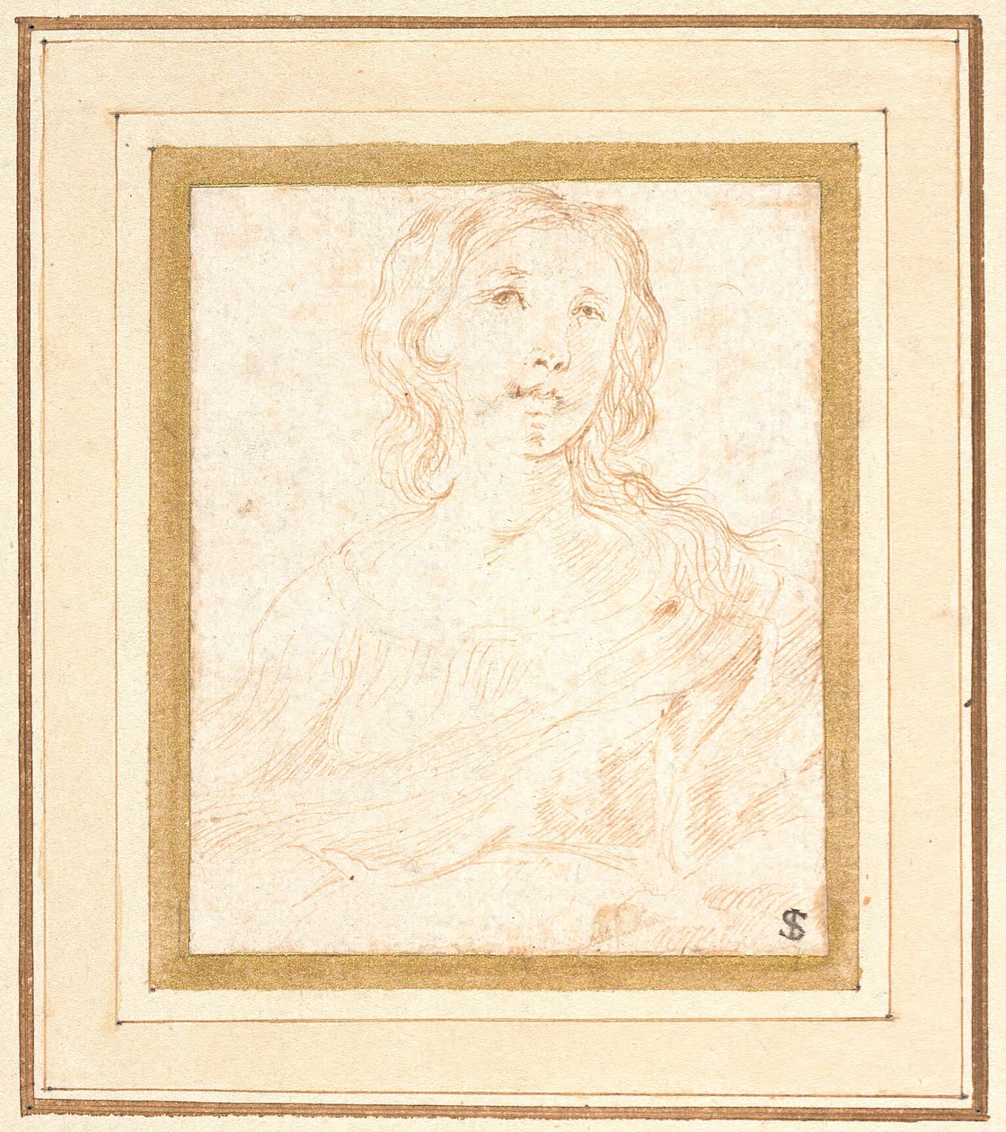 Jeune femme, mi-longueur - Stefano della Bella