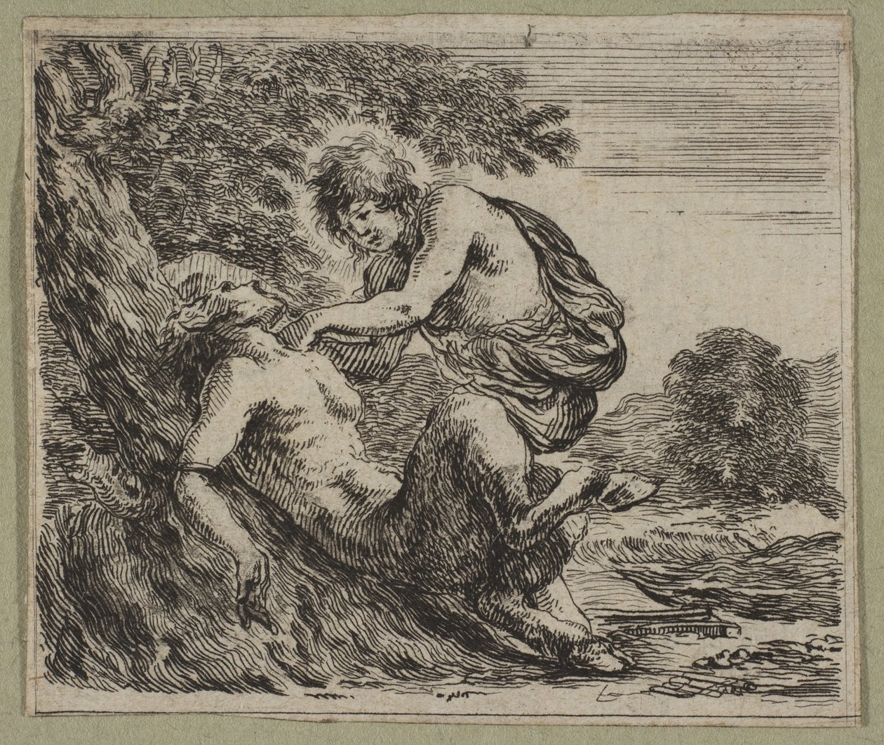 Apollon et Marsyas - Stefano della Bella