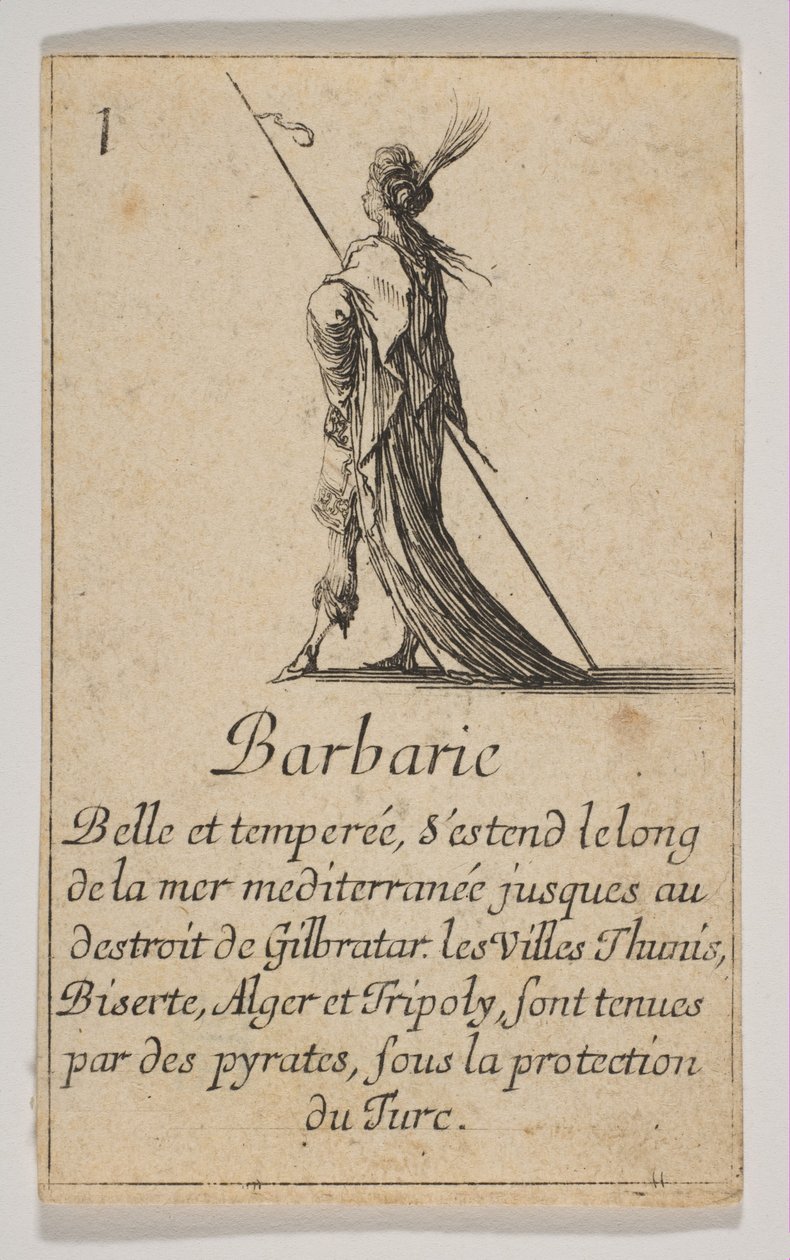 Barbarie, 1644 - Stefano della Bella