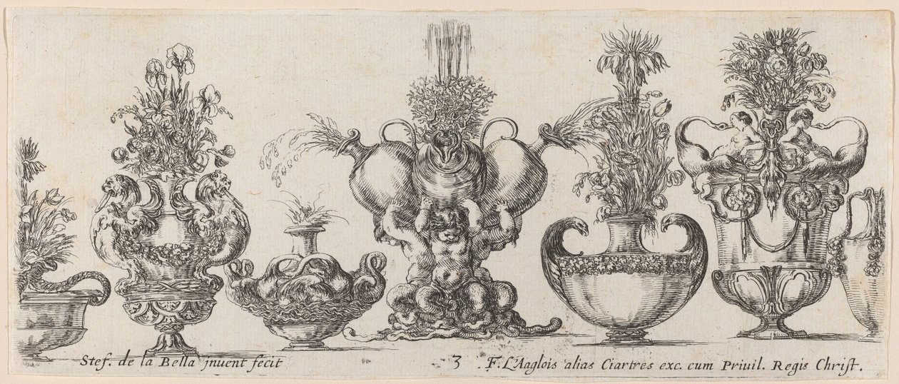 Vases fantastiques - Stefano della Bella