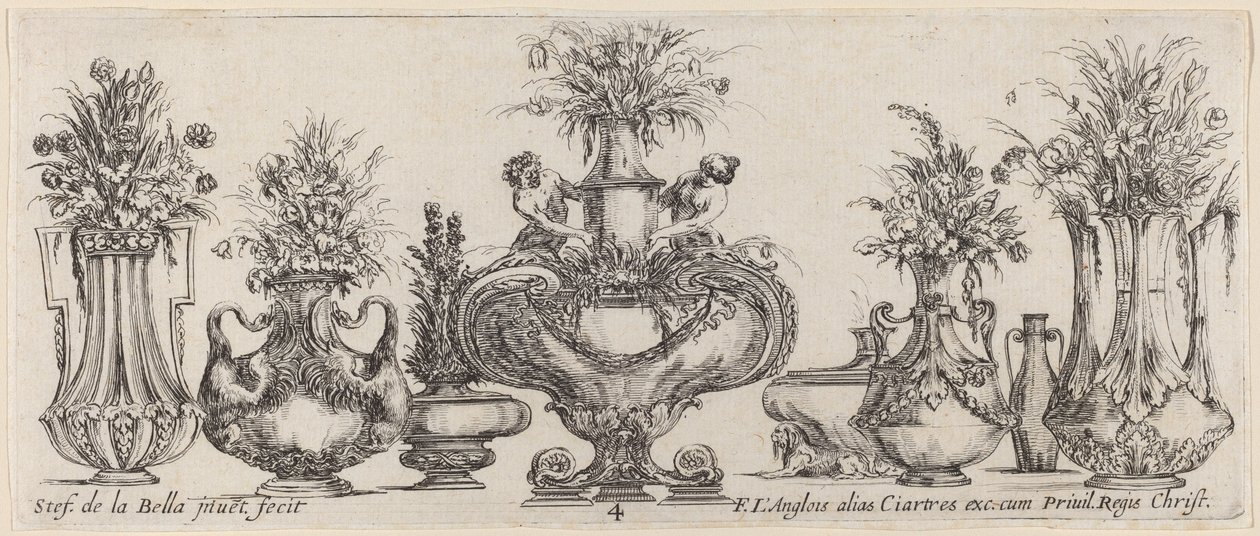 Vases fantastiques - Stefano della Bella