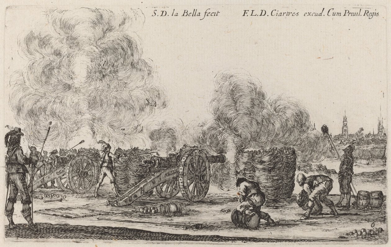Tir des canons - Stefano della Bella