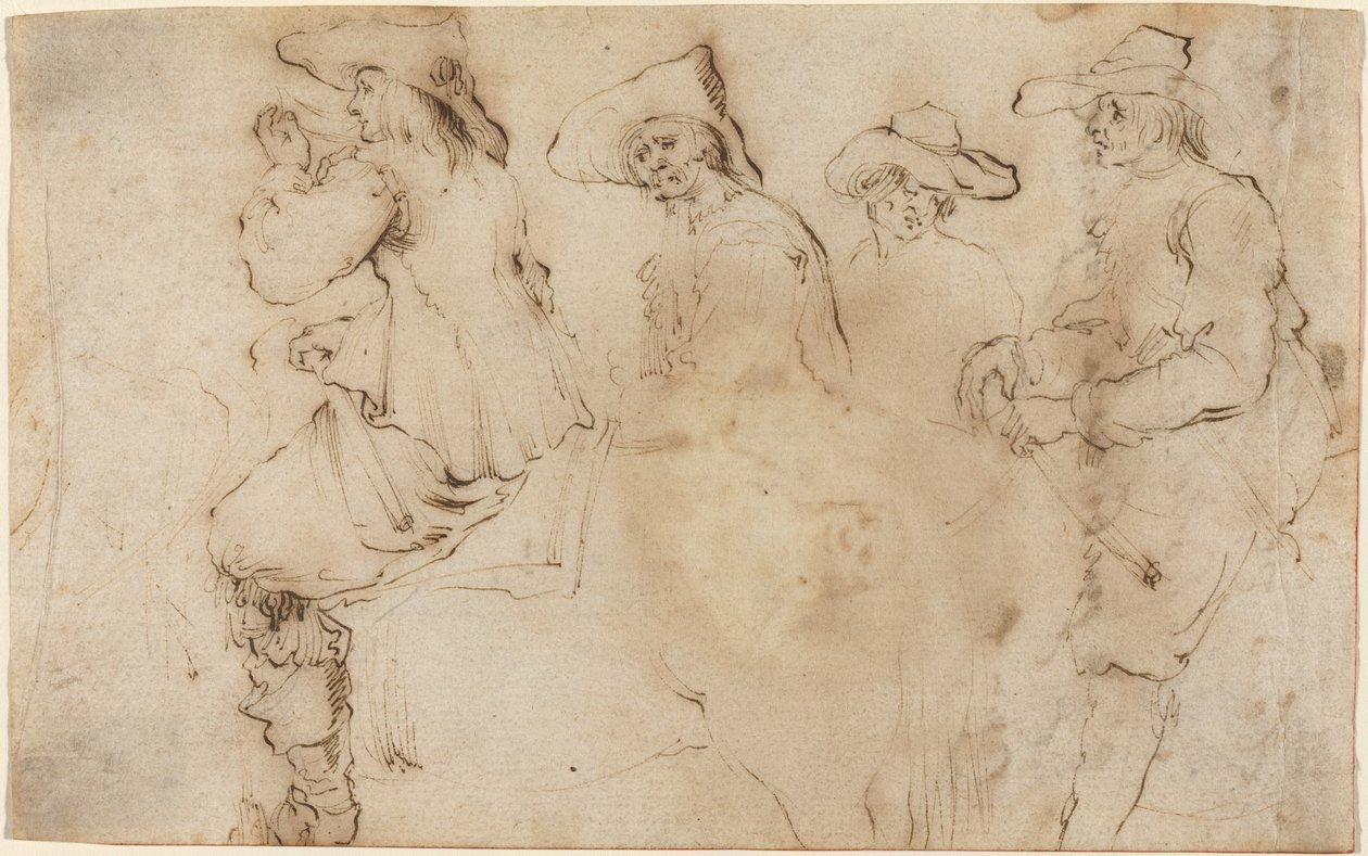 Les Quatre Cavaliers, 1627-30 - Stefano della Bella