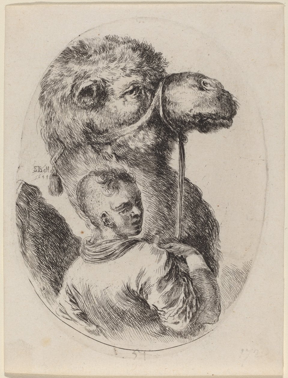 Palefrenier avec un chameau, 1649 - Stefano della Bella