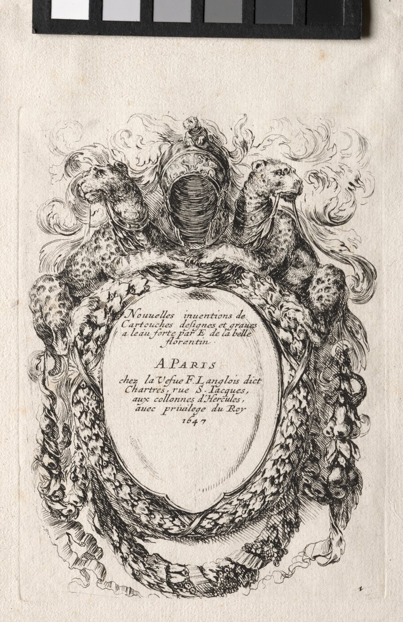 Nouveau modèle pour un cartouche - Stefano della Bella