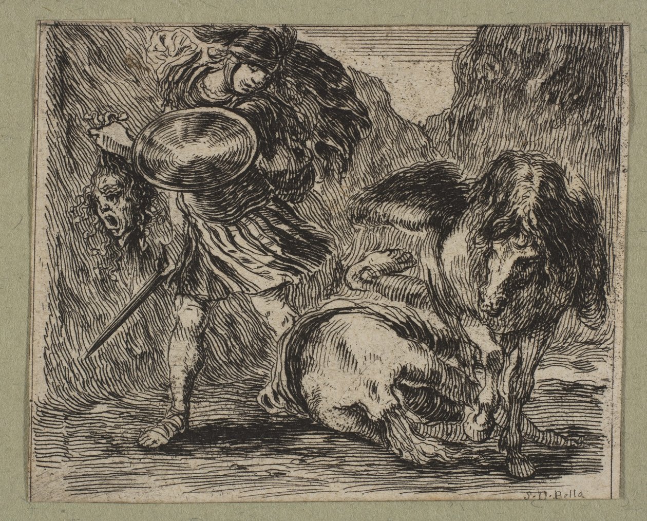 Persée et Méduse, 1644 - Stefano della Bella