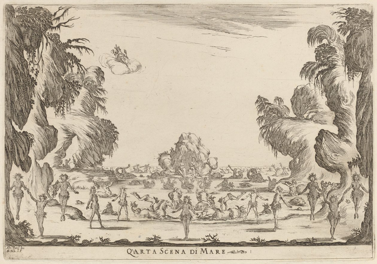 Quarta Scena di Mare, 1637 - Stefano della Bella