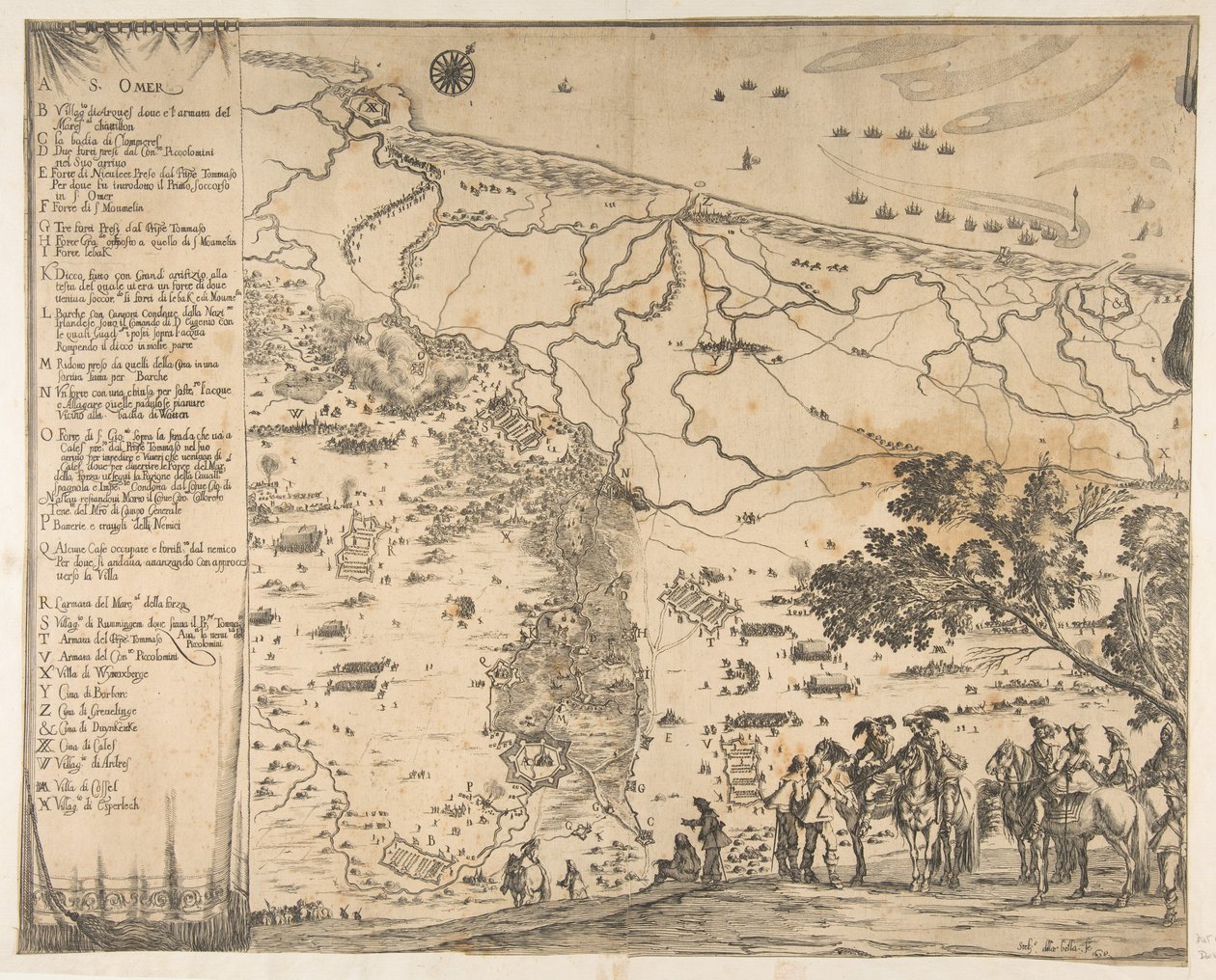 Siège de Saint-Omer, 1638 - Stefano della Bella