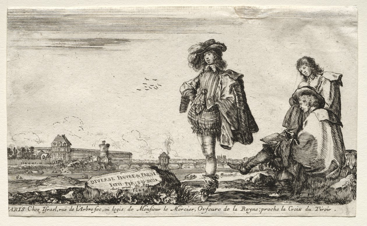 Diverses figures et paysages, 1649 - Stefano della Bella