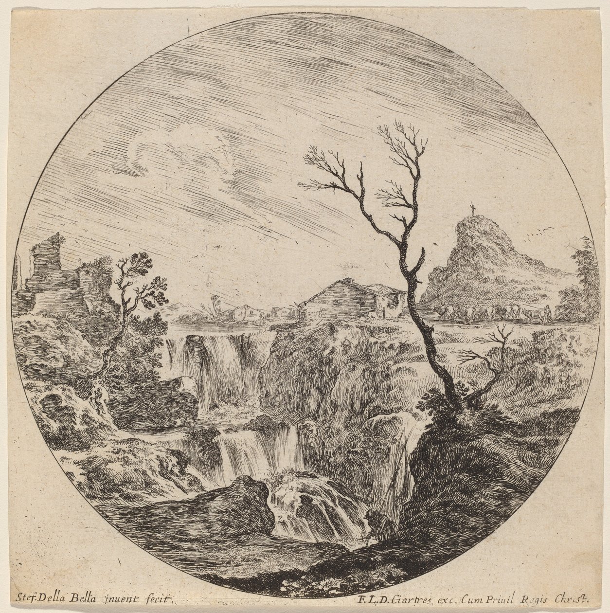 Cascade à trois niveaux - Stefano della Bella