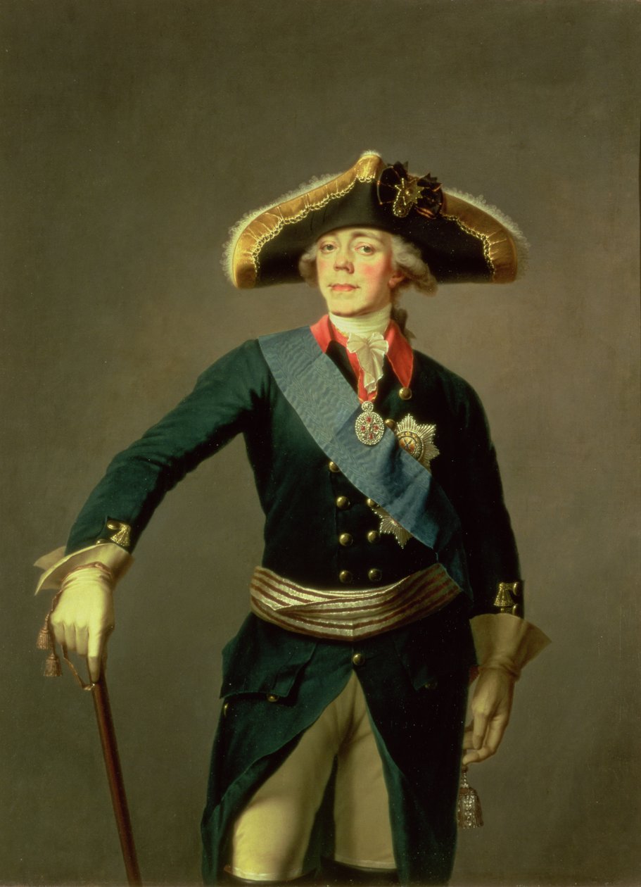 Portrait de Paul I, 1796-7 - Stepan Semenovich Shchukin
