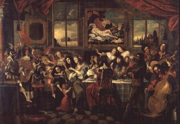Le fils prodigue avec les courtisanes, vers 1662 - Stephan Kessler